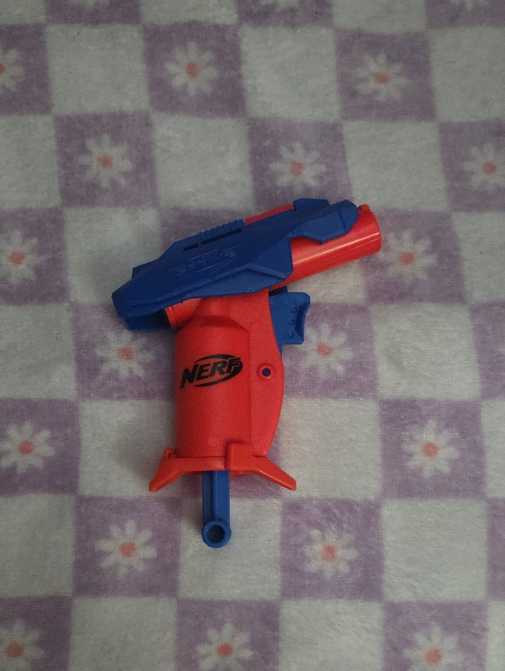 Nerf Red and Blue Mini Pump Dart Blaster